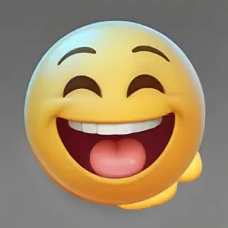 laugh emoji transparent