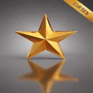 golden star transparent
