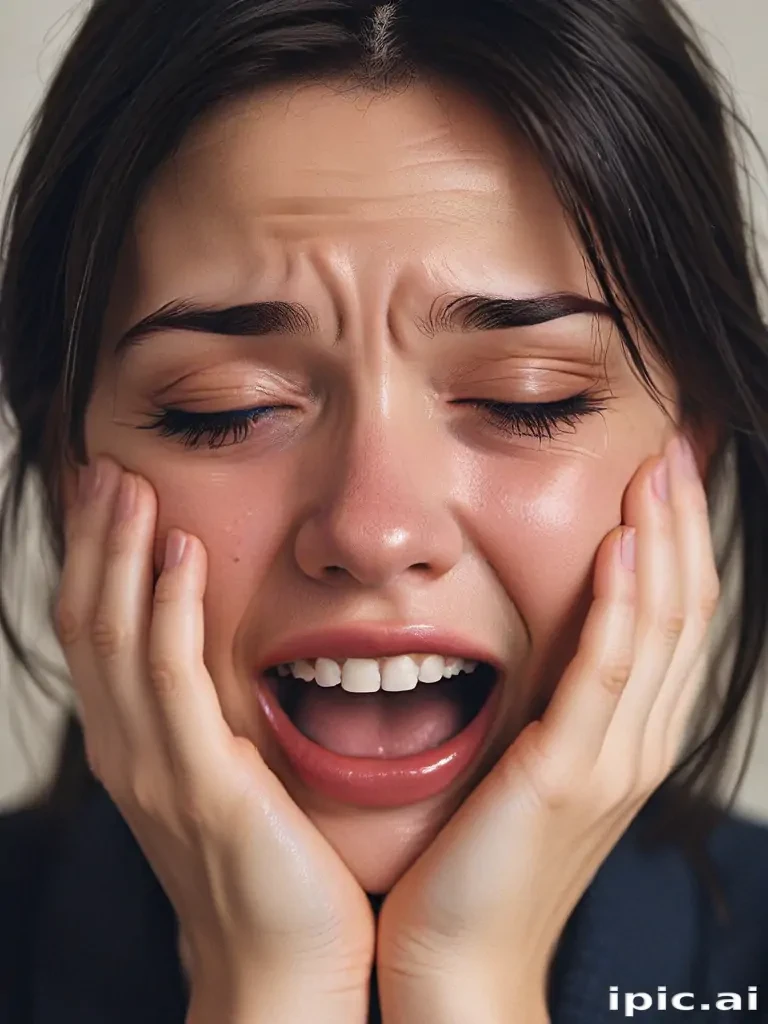 picture of someone crying