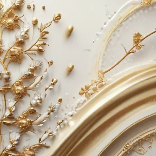 elegant white and gold background