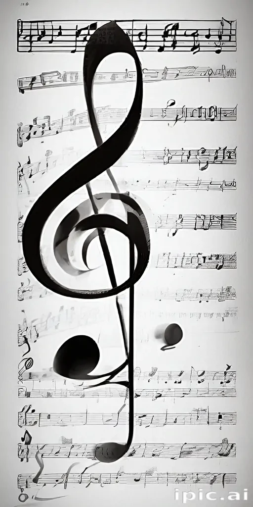 music notes transparent