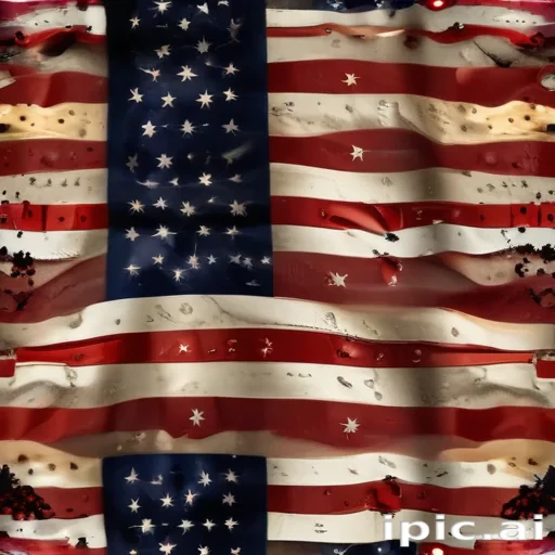 american flag aesthetic