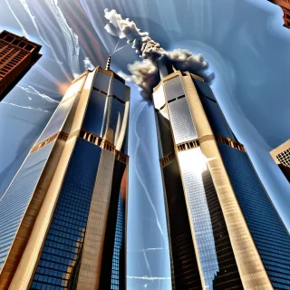 twin towers transparent