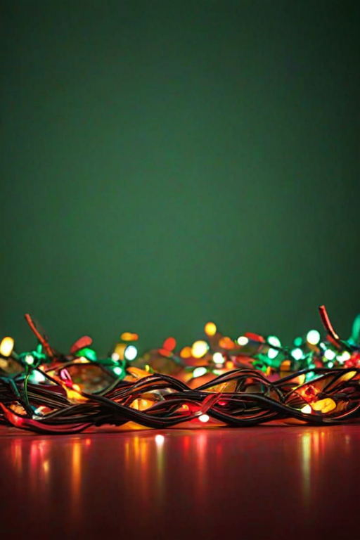 christmas lights iphone wallpaper