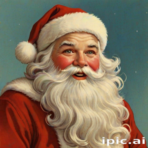 images of vintage santa