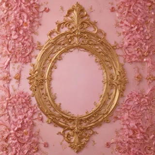 background pink and gold