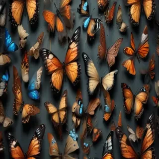 butterfly wall paper