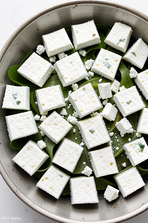calories in 1/4 cup feta cheese