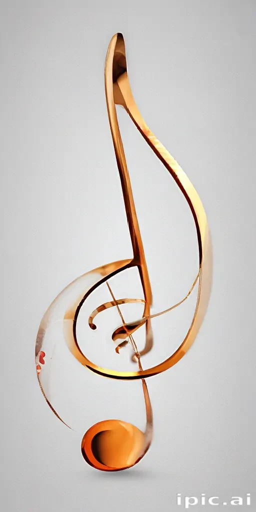 transparent music note