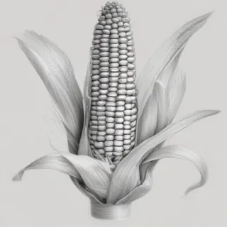 corn drawing