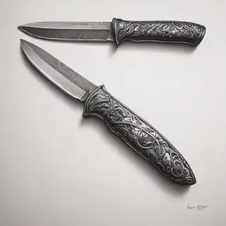 drawings of knives