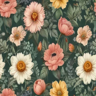 vintage flower illustration