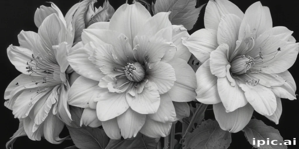 pencil drawings of flowers