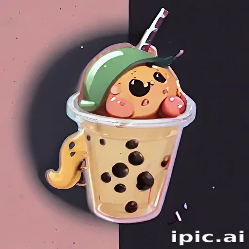 aesthetic cute boba wallpaper