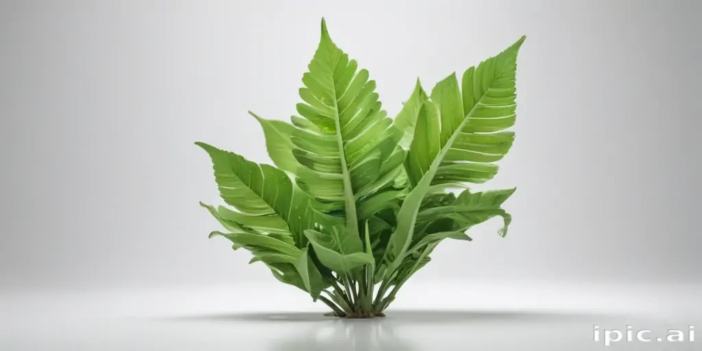 green on white background