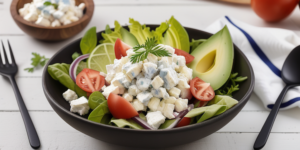 chicken salad with cottage cheese
