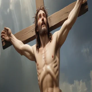 picture of jesus on cross