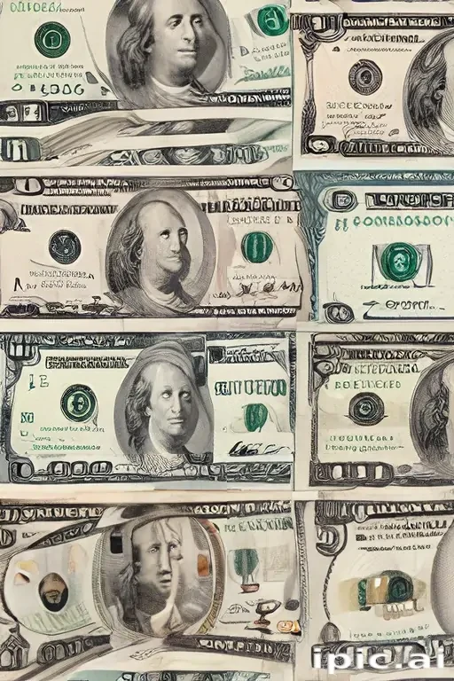 money with transparent background