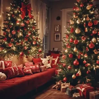 christmas background aesthetic