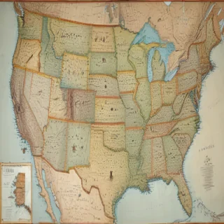 united states map
