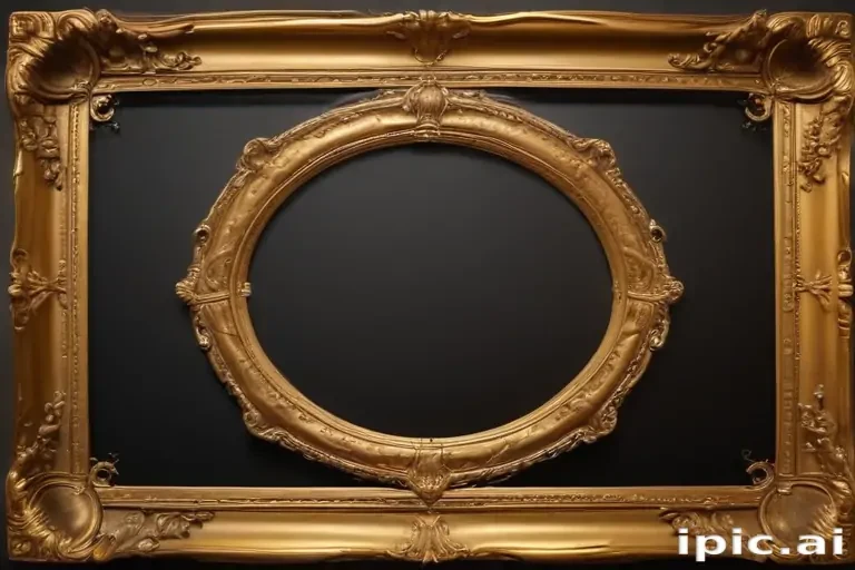 fancy gold frame