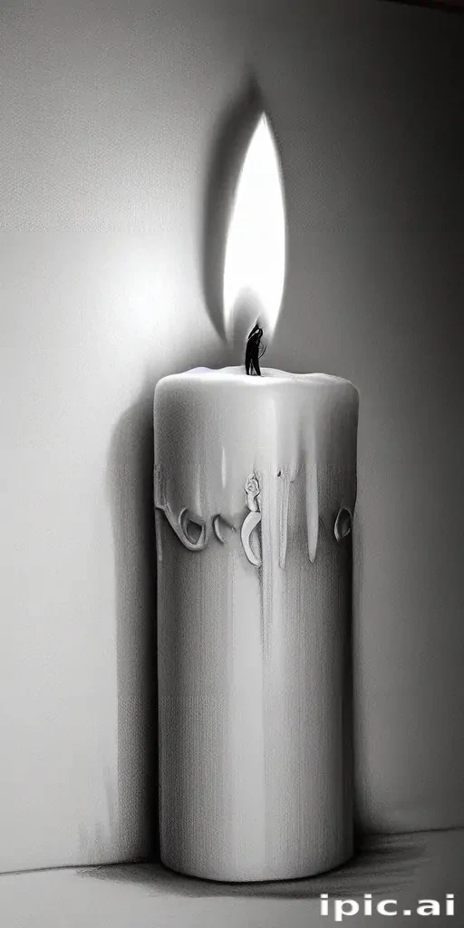 candle drawing