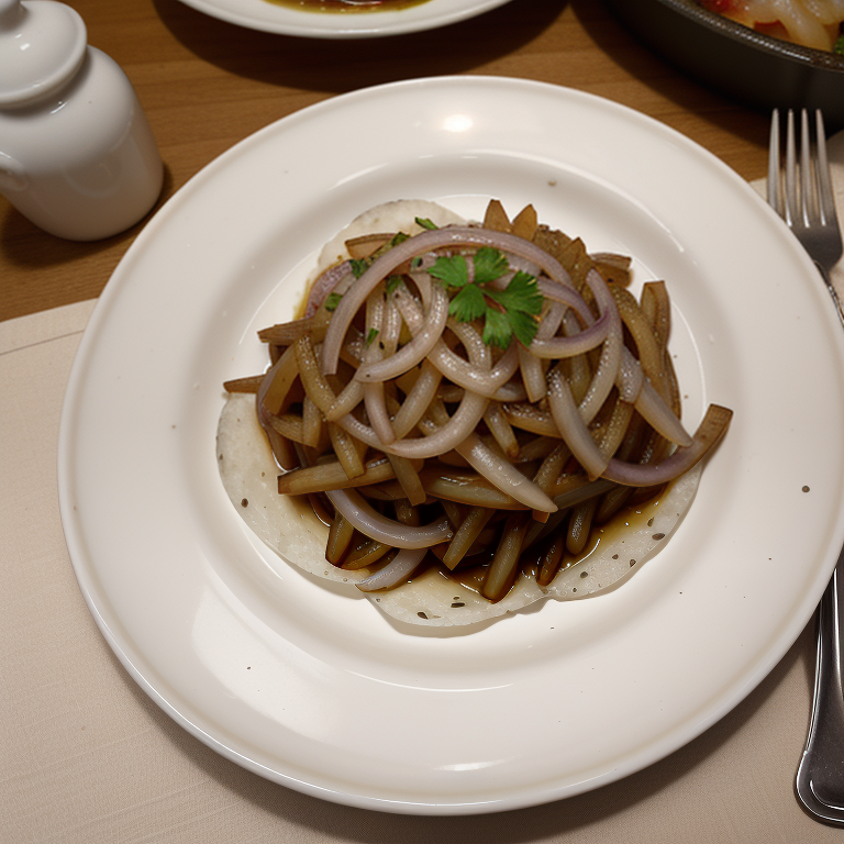 entree often served with onions