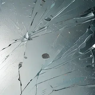 broken glass texture