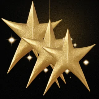golden stars png