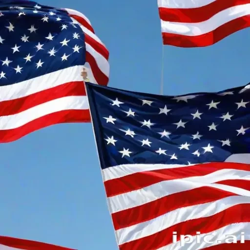 american flag waving png
