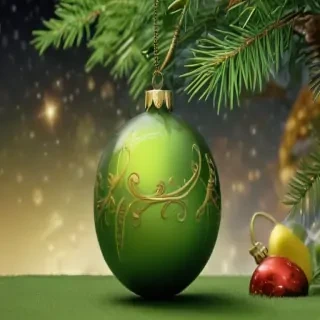 green christmas wallpaper