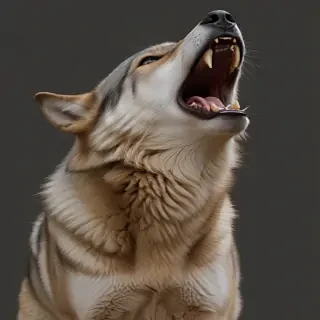 wolf howl png
