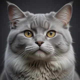 grey cat