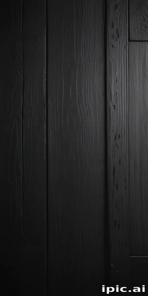 wooden texture black