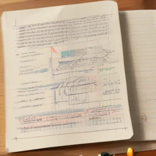 notebook page background