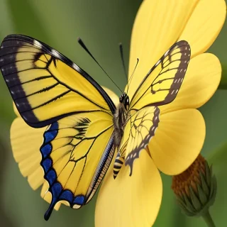 yellow butterfly