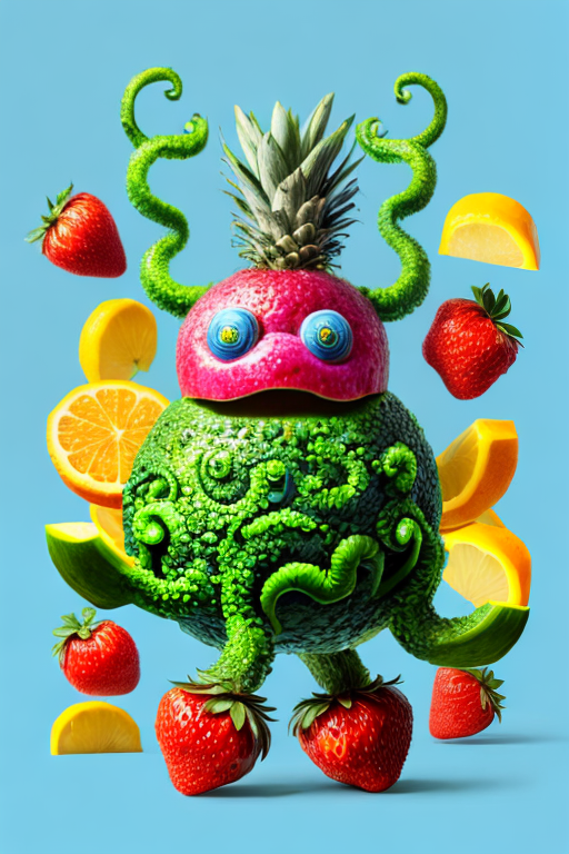 Fruits kraken design