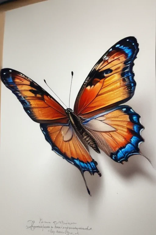 drawing pic of butterfly
