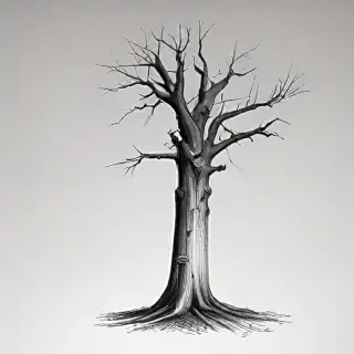 dead tree drawings