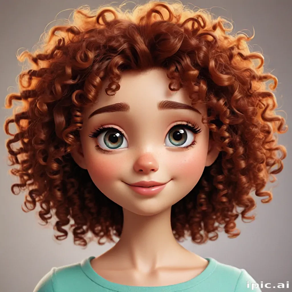 cartoon characters with curly hair