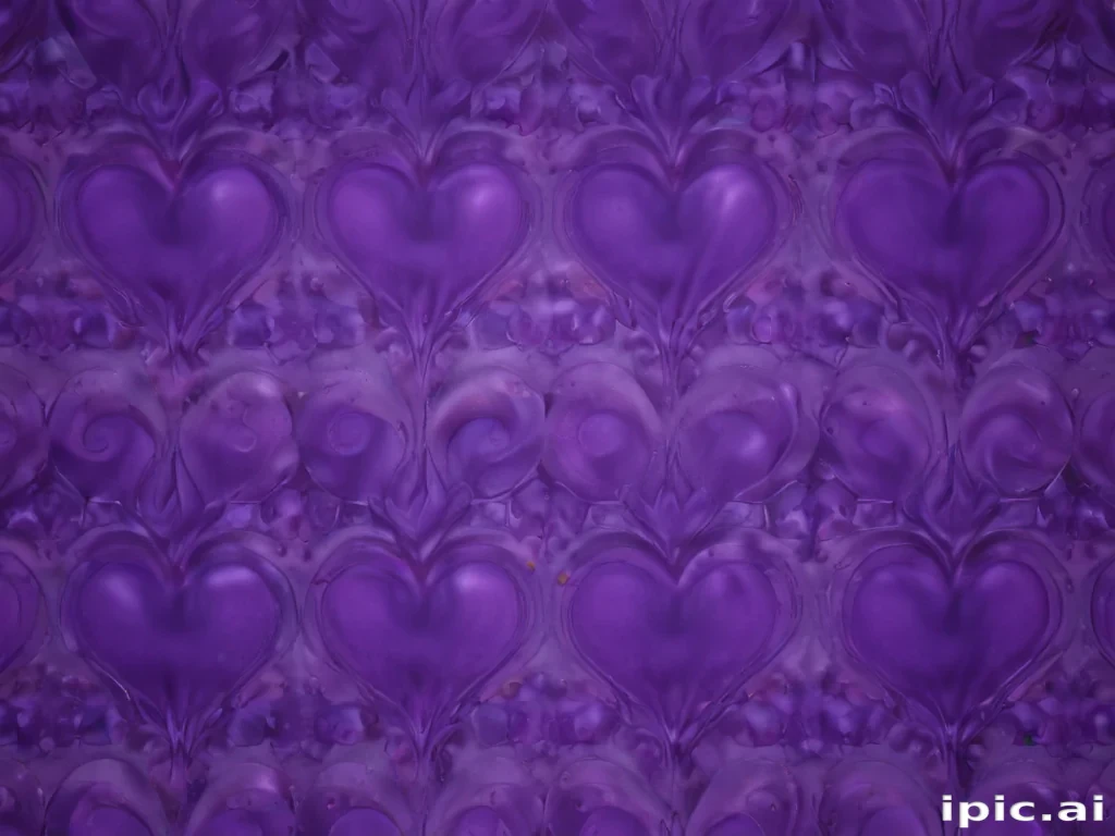 purple heart pattern wallpaper