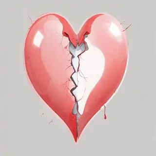 broken heart transparent