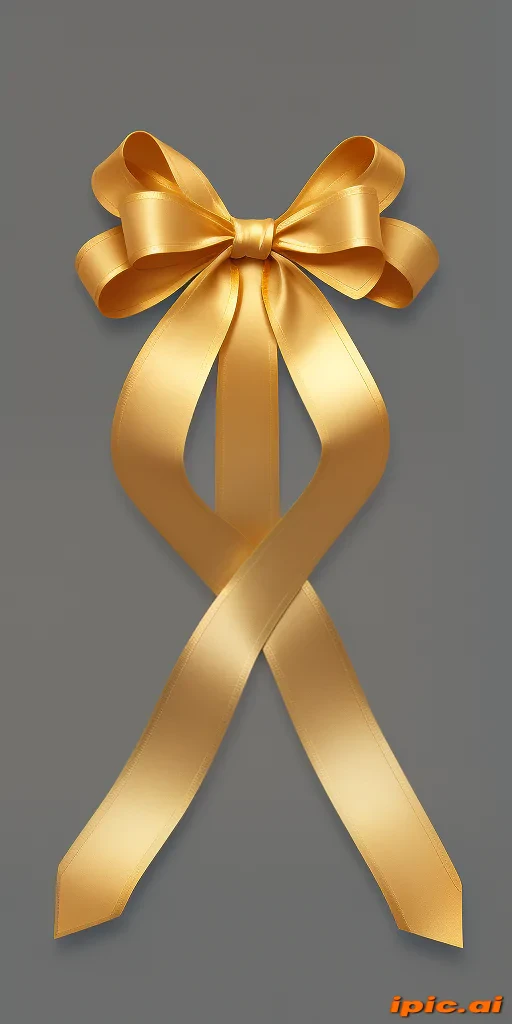 gold ribbon png