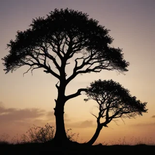 trees silhouette png
