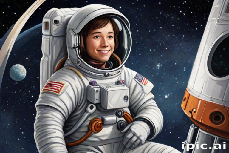 astronaut cartoon