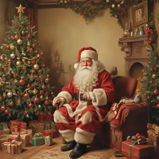 antique christmas images