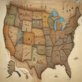 map of the us states