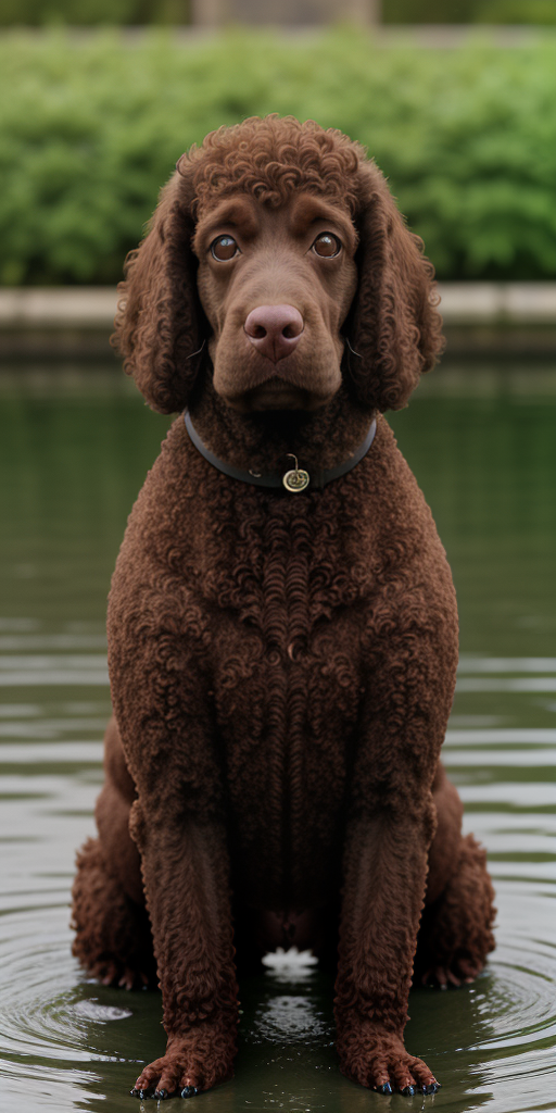 irish water spaniel