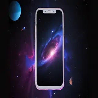 space background phone
