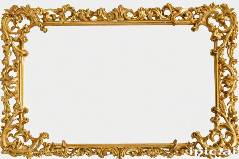 gold frame png transparent